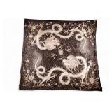 Chinese Silk Embroidered Dragon Textile