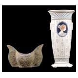Weller Porcelain Vase, 20thC Neoclassical Pottery