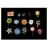 Park Lane and Mod Floral Brooches (15)