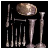 Sterling Silver Vanity Set & More