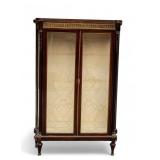 High-Style French Display Cabinet w/ Glass Doors