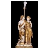 Collection Francaise Figural Neoclassical Lamp