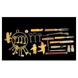 Sterling Pocket Knife, Early Keys, Toys, More