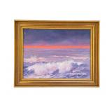O/C Sunset at Sea Painting