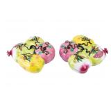 Early Footed Porcelain Chinese Fruit Boxes (2)