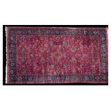 Antique Hand-Made Rug, Signed, ~12