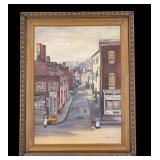 E. H Schmidt  MC Impressionist Black Americana O/c