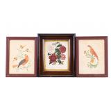 Garett French Exotic Bird W/C, Colored Litho