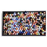 Oversized Glass Marble Shooter and Marbles