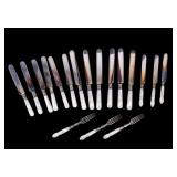 Sterling and Silverplate MOP Handle Flatware