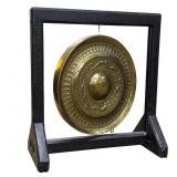 Antique Brass Temple Gong