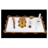 Early Mirrored Tray, Vanity Items, Box & More