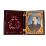 Hand Painted Union Case Ambrotype