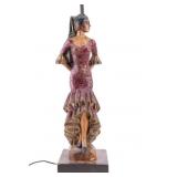 Vintage Dunning Industries Flamenco Dancer Lamp