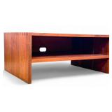 Midcentury Modern Solid Wood Shelving Unit