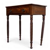 Period Mahogany Sheraton 1 Drawer Stand