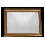 Beveled Gold Painted Decorative Mirror