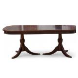 Mahogany Pedestal Dining Table