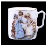 KPM Handpainted Porcelain Cup