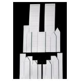 Vintage City Scape Wall Mirrors (3 Pieces)