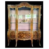 Antique Louis XV Style China Cabinet