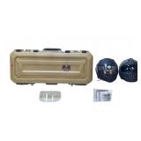 Motorcycle Helmets + Gun Case
