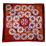 Early Velvet Patterned Carriage Blanket