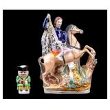 Staffordshire Figure & Toby Jug
