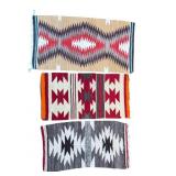 3 Native American Textiles/Saddle Blankets