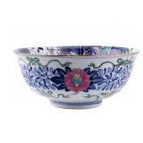 19th C Chinese Famille Rose Footed Bowl