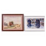 2 Original Signed Watercolors