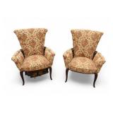 Pair of Antique High-Style Cont. Carved Chairs (2)