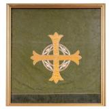 Framed Religious Textile