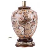 Japanese Satsuma Vase Lamp