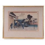 Ando Hiroshige (1797-1858) Woodblock Print