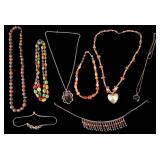 Vintage and Colorful Bead Necklaces