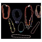 Indian Made, Stone, and Bead Necklaces