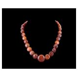 Natural Amber Beaded Necklace