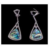 Sterling + Crystal Drop Earrings