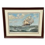Montague Dawson "A Following Wind" Nautical Print