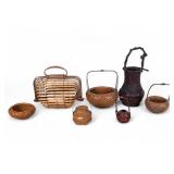Japanese Ikebana Baskets (6) of Various Forms