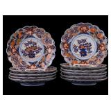 Japanese Imari Scalloped Plates (11)