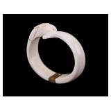 Chinese Carved Horse Bangle Bracelet