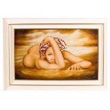 Higgins Signed Lithograph of Nude, 1 Other
