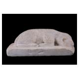 Victorian Carved Marble Sleeping Sheep