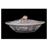 Chinese Famille Rose Lidded Vegetable Dish
