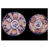 Antique Japanese Imari Charger Plates (2)