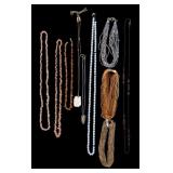 Stone and Glass Vintage Necklaces