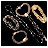 Les Bernard and Large Necklace Grouping