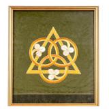 Framed Religious Textile